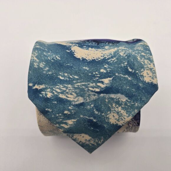 VTG Polo by Ralph Lauren Men's Blue Nautical Silk Tie 3.5x60 – Made in Germany - Picture 2 of 9